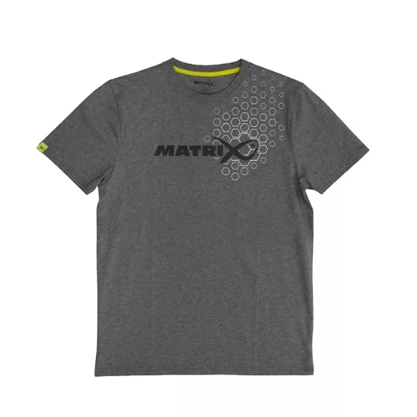 Matrix Hex Print T-shirt Gris M