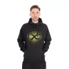 Matrix Large Fade Logo Fekete-Lime Kapucnis Pulóver L