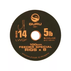 Guru Bas de ligne spécial feeder LWGF - 100cm