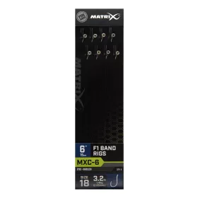   Matrix MXC-6 Hameçon Monté Sans Ardillon À Œillet 18, 1,4kg 15cm, 8 pièces