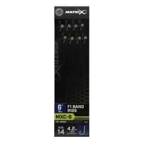   Matrix MXC-6 Hameçon Monté Sans Ardillon À Œillet 14, 1,9kg 15cm, 8 pièces