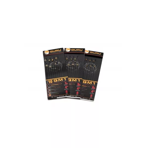 Guru Tackle - 2022- QM1 Bait Bands 10cm 10 (0.22mm) - hameçon pré-monté
