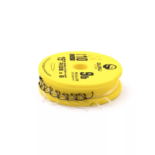 Guru QM1 Speed Stop 10 Hameçon monofilament monté à œillet, sans ardillon 8 pièces