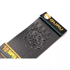   Guru SMWG Bayonet Rig 10 Hameçon monofilament monté à œillet, sans ardillon 8 pièces