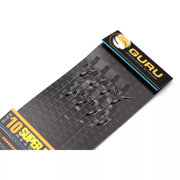 Guru SMWG Bayonet Rig 10 Hameçon monofilament monté à œillet, sans ardillon 8 pièces