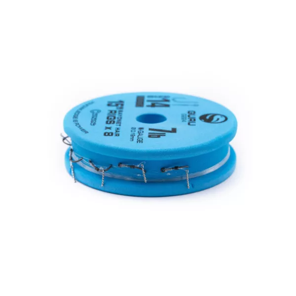 Guru SMWG Bayonet Rig 14 Hameçon monofilament monté à œillet, sans ardillon 8 pièces