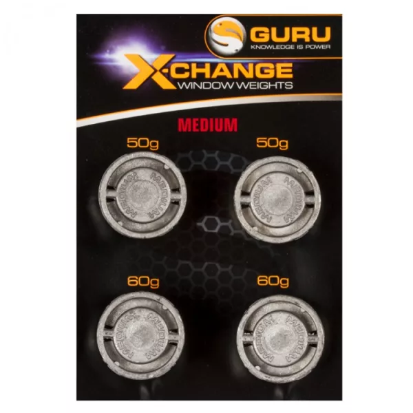 Accessoire de cage feeder Guru Window Feeder X-Small Pack Light 20+30gr - Kit de poids interchangeable