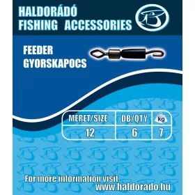 Haldorádó Feeder attache rapide L 9kg 6 pièces