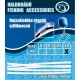 Haldorádó Tube en silicone de fixation de bas de ligne 0,7mm 5pcs