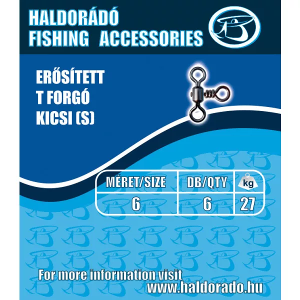 Haldorádó Émerillon en T renforcé petit (S) 6-27kg 6 pièces