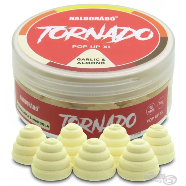 Haldorádó TORNADO Pop Up XL 15 mm - Ail & Amande
