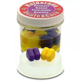   Haldorádó DupleXCorn Ananas-Banane 8pcs/boîte 10x9x9,5mm maïs en caoutchouc