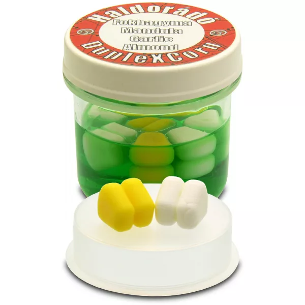 Haldorádó DupleXCorn Ail-Amande 8pcs/boîte 10x9x9,5mm maïs en caoutchouc