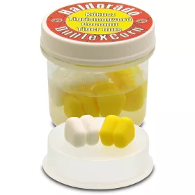   Haldorádó DupleXCorn Noix de coco-Noix tigrée 8 pièces/boîte 10x9x9,5mm maïs en caoutchouc