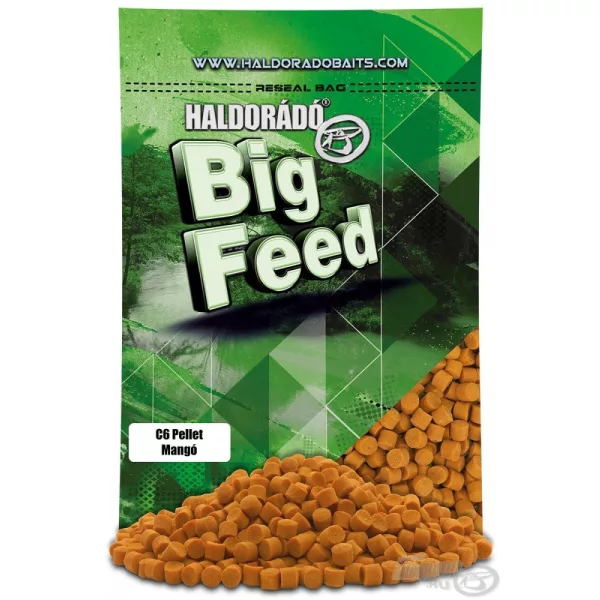 HALDORÁDÓ Big Feed - C6 Pellet - Mangue 800 g