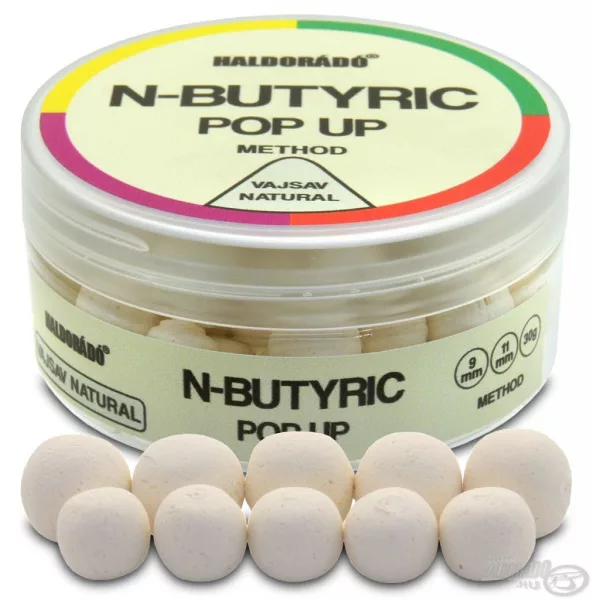 Haldorádó N-Butyric Pop Up Method 9, 11 mm - Acide Butyrique Naturel
