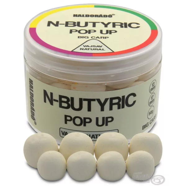 Haldorádó N-Butyric Pop Up Big Carp 13, 17 mm - Acide Butyrique Naturel