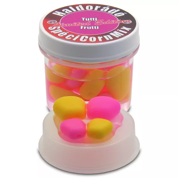 Haldorádó SpéciCorn MIX Limited Edition Tutti-Frutti 16 pièces/pot 10-15mm maïs en caoutchouc