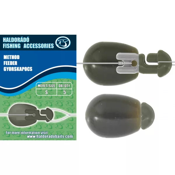 Haldorádó Method Feeder attache rapide S 7kg 6 pièces