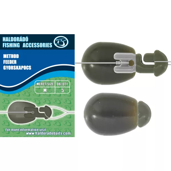Haldorádó Method Feeder attache rapide M 11,5kg 5 pièces