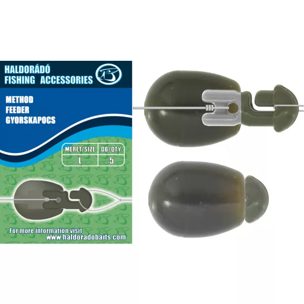 Haldorádó Method Feeder attache rapide L 15kg 5 pièces