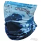 Haldorádó Masque Facial + Cache-cou avec Orifice Respiratoire Camou Blue