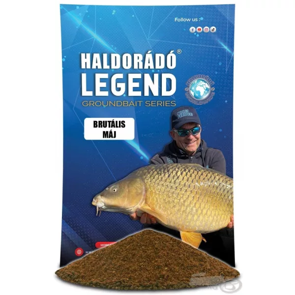 Haldorádó LEGEND Groundbait - Foie Brutal 800gr