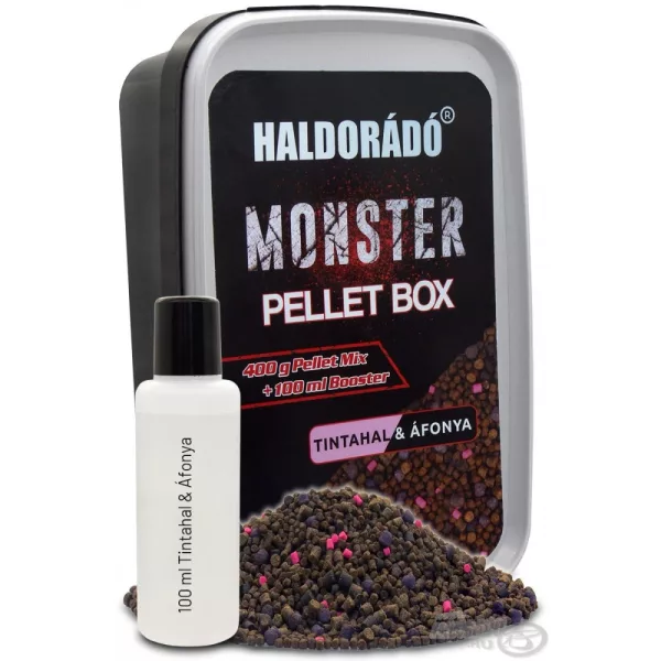Haldorádó MONSTER Pellet Box - Calamar & Myrtille