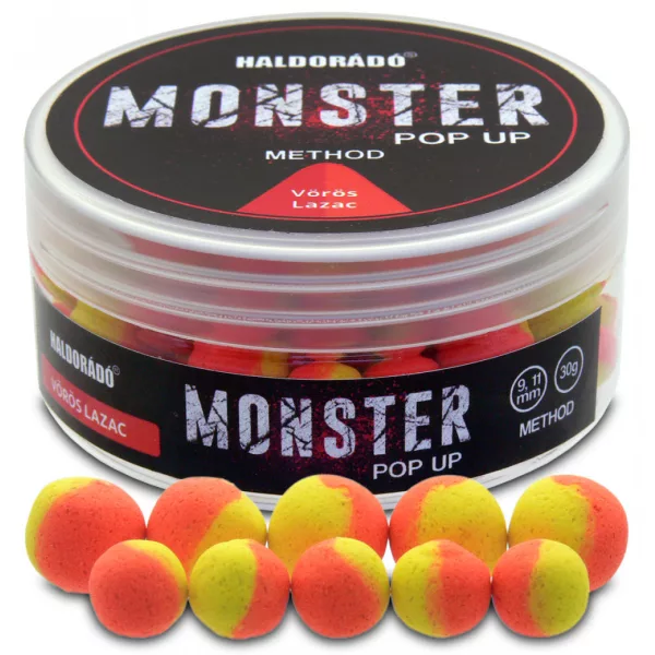 Haldorádó Monster Pop Up Méthode Saumon Rouge 30gr 9-11mm