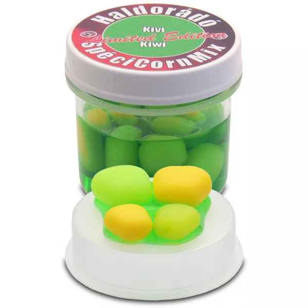 Haldorádó SpéciCorn MIX Limited Edition Kiwi 16 pièces/pot 10-15mm maïs en caoutchouc