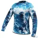 Haldorádó T-shirt d'été à manches longues Camou Blue XS