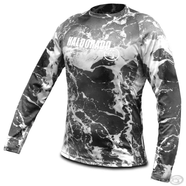 Haldorádó T-shirt d'été à manches longues Camou Grey XS