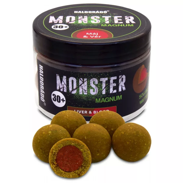 Haldorádó Monster Magnum Foie-Sang 200gr 30mm Appât à Hameçon Coulant