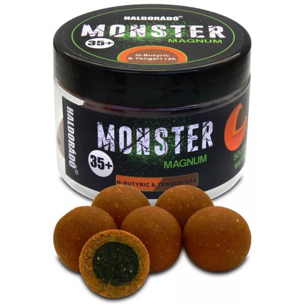 Haldorádó Monster Magnum Acide Butyrique-Crevette de mer 200gr 35mm Appât à Hameçon Coulant