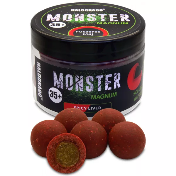 Haldorádó Monster Magnum Foie Épicé 200gr 35mm Appât à Hameçon Coulant