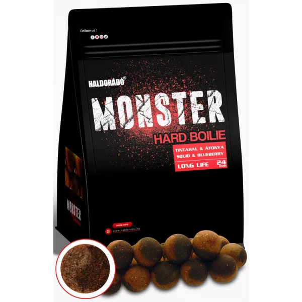 Haldorádó Monster Boilie Dur Calmar-Myrtille 700gr 24mm Boilie
