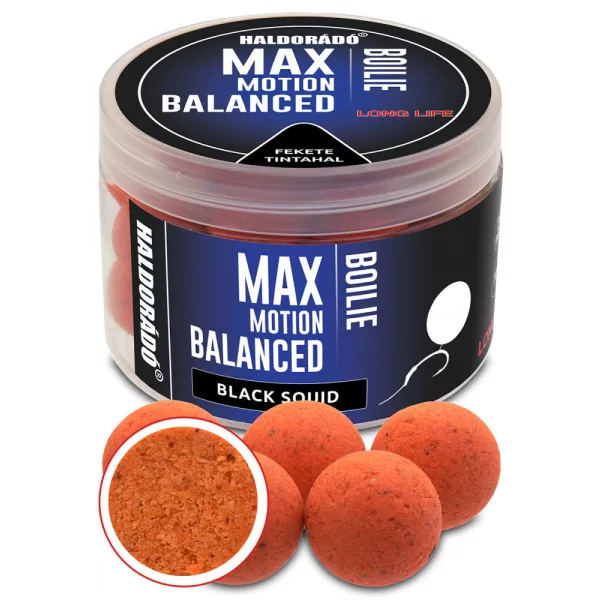 Haldorádó Max Motion Bouillette Équilibrée Calmar Noir 70gr 20mm Bouillette