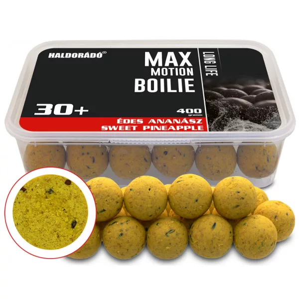 Haldorádó Max Motion Bouillette Longue Durée Ananas Doux 400gr 30mm Bouillette