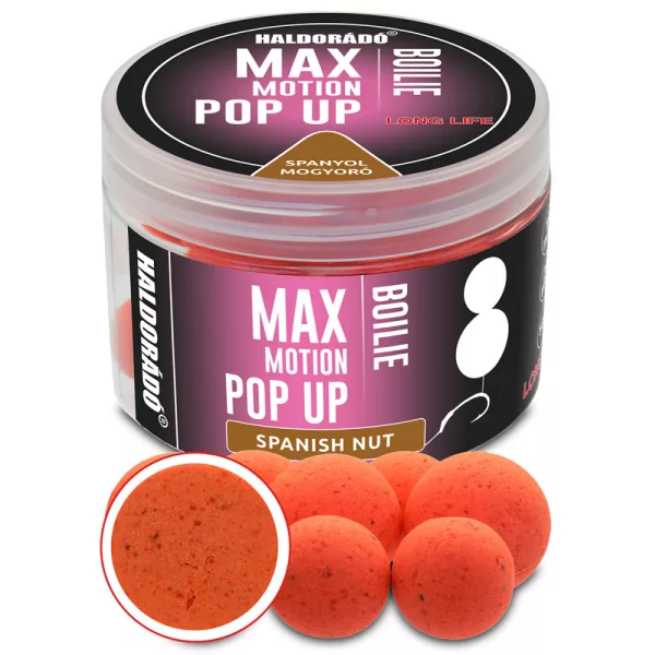 Haldorádó Max Motion Boilie Pop Up Cacahuète Espagnole 50gr 16-20mm Bouillette