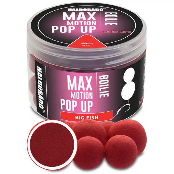 Haldorádó Max Motion Boilie Pop Up Gros Poisson 50gr 16-20mm Bouillette
