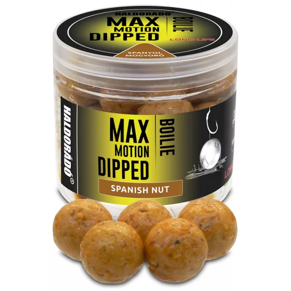 Haldorádó Max Motion Bouillette Dipped Cacahuète Espagnole 100gr 20mm Bouillette