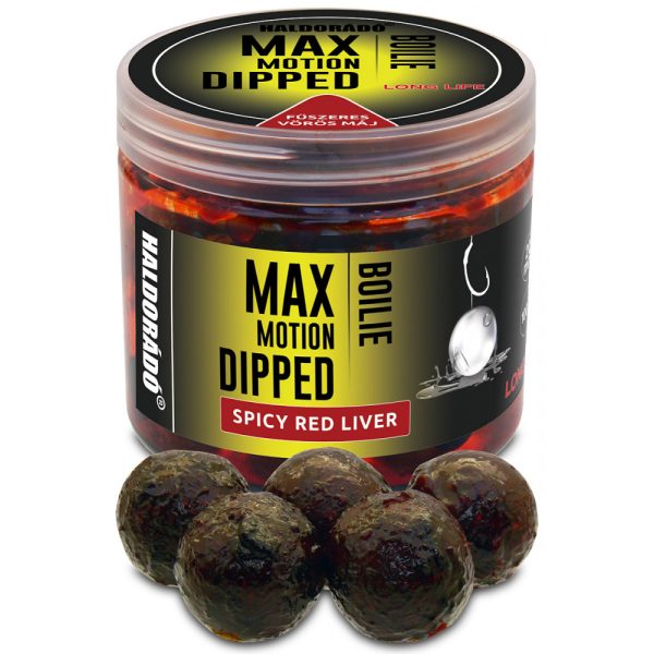Haldorádó Max Motion Bouillette Dipped Foie Rouge Épicé 100gr 20mm Bouillette