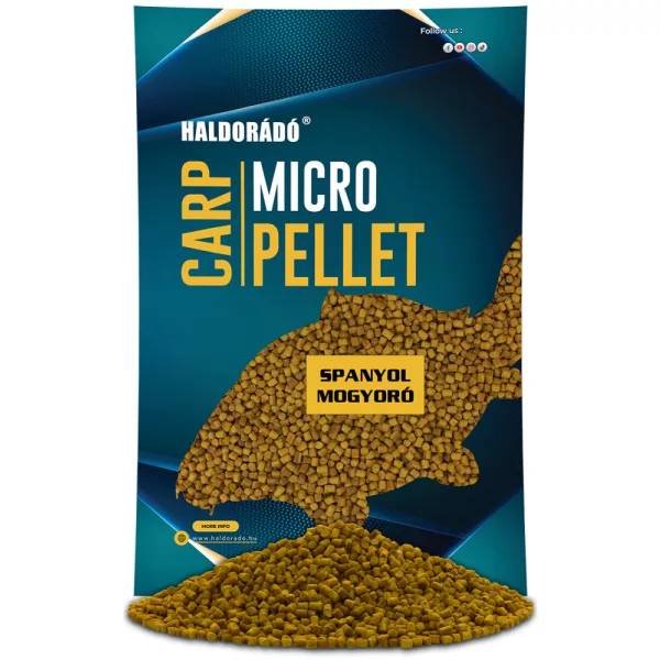 Haldorádó Carp Micro Pellet Cacahuète Espagnole 600gr 3mm Pellet d'amorçage