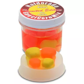   Haldorádó SpéciCorn Limited Edition Pêche épicée 16 pièces/pot 10-15mm maïs en caoutchouc