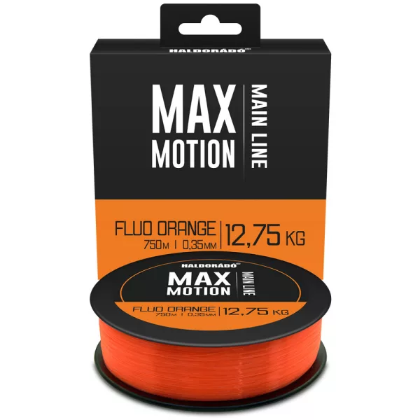 Haldorádó Max Motion 0,35mm 750m Fil principal monofilament - Orange Fluo