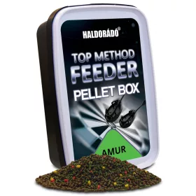   Haldorádó Boîte de pellets Top Method Feeder Amur 400gr 1-2mm