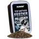 Haldorádó Boîte de pellets Top Method Feeder White Carp 400gr 1-2mm