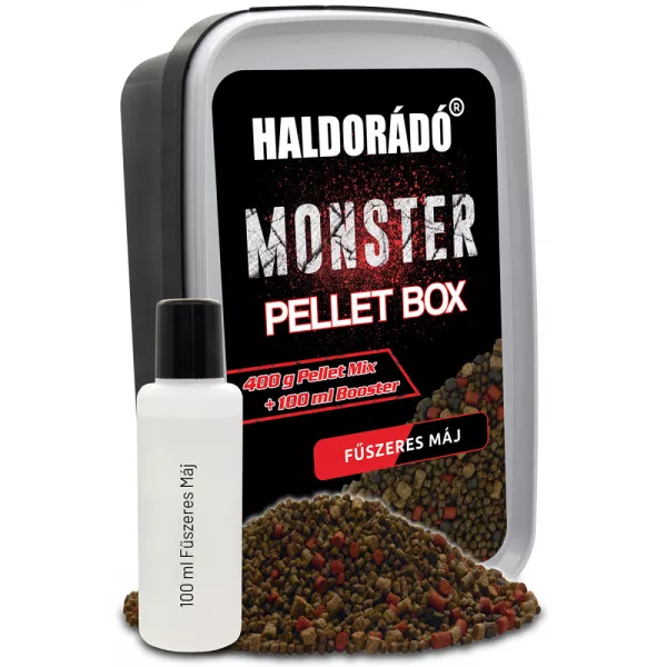 Haldorádó Monster Foie épicé 400gr 2-3-4mm Boîte de pellets