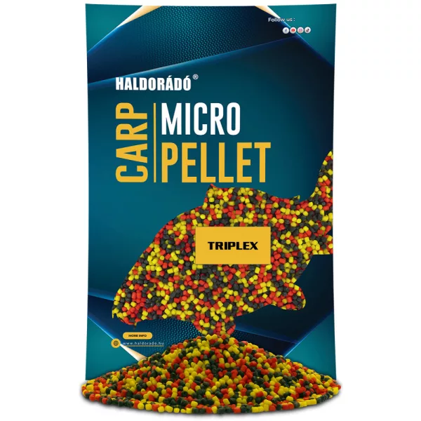 Haldorádó Carp Micro Pellet TripleX 600gr 3mm Pellet d'amorçage