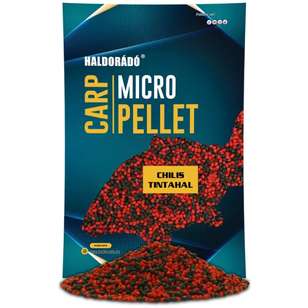 Haldorádó Carp Micro Pellet Calmar Pimenté 600gr 3mm Pellet d'amorçage